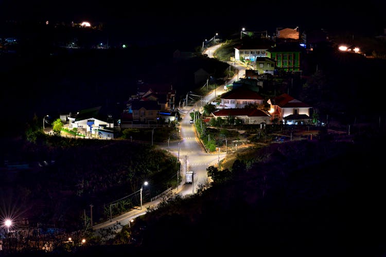 Village At Night