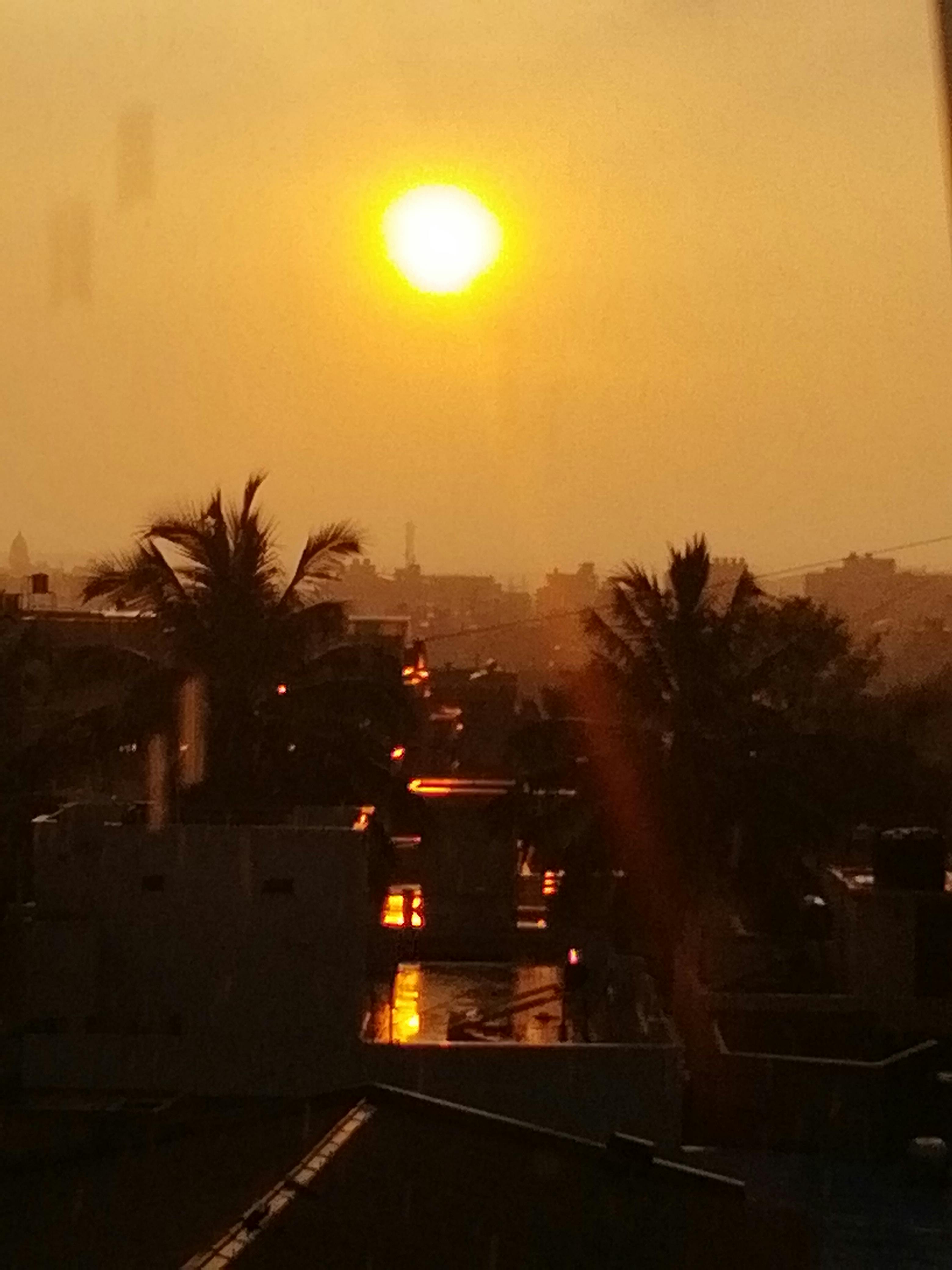 Free stock photo of Beatutiful view of Rain and Sun set Together