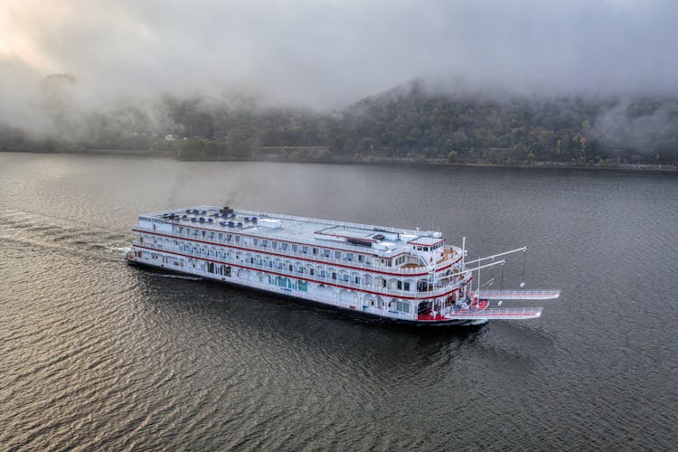 Drone Shot Of The Delta Queen