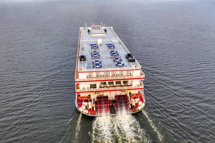 Drone Shot Of The Delta Queen