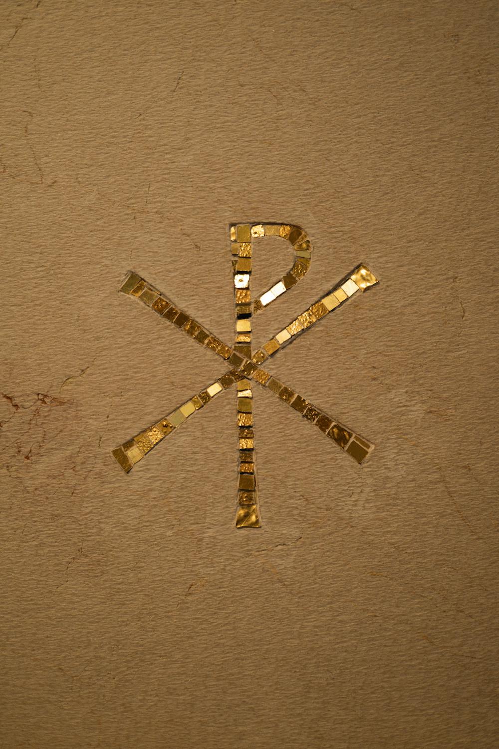 Mosaic of Labarum Symbol · Free Stock Photo