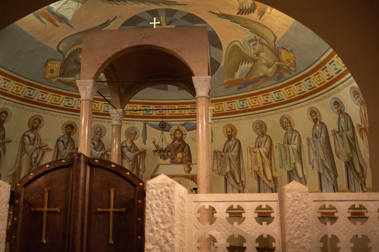 Fresco In Orthodox Church