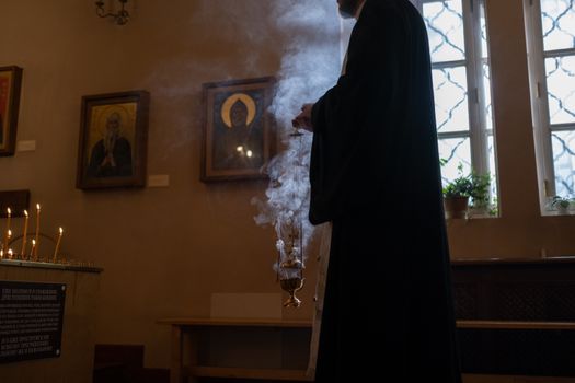 Priest Holding a Censer 