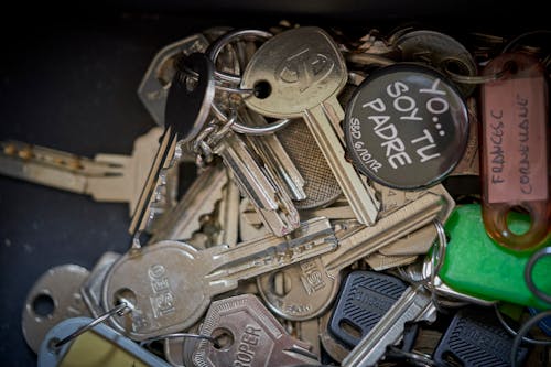 Free stock photo of keys