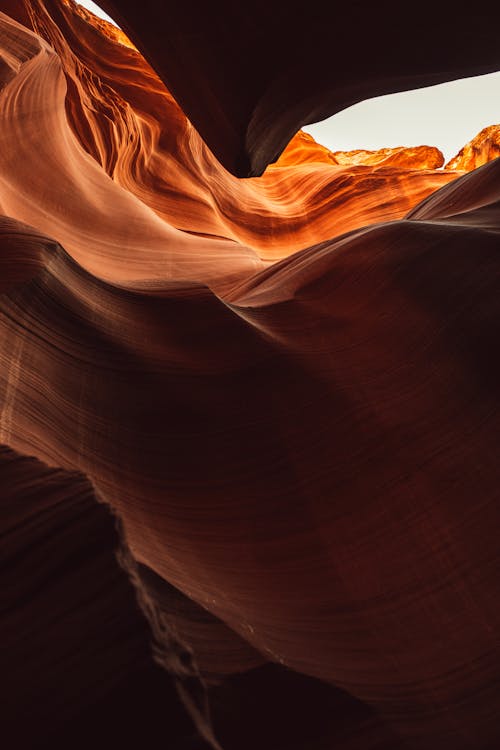 Kostenloses Stock Foto zu antelope canyon, erodiert, felsen