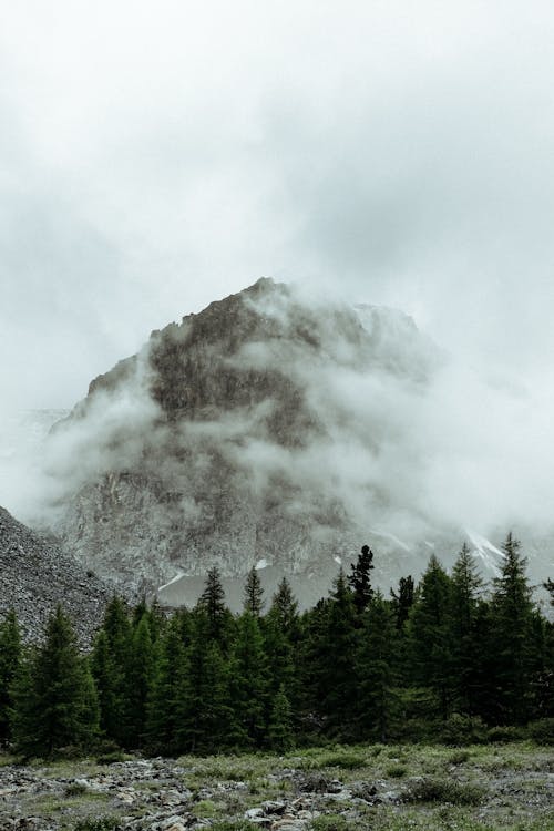 Clouds Covering Mountain