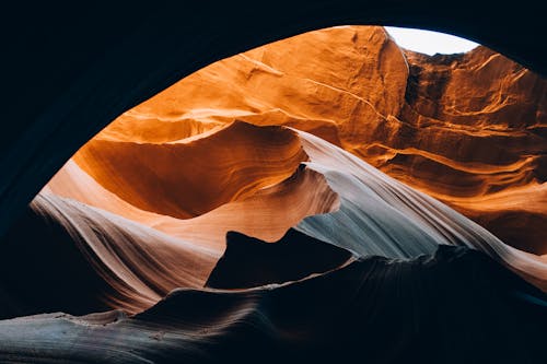 Free Antelope Canyon Rock Formations, Arizona, USA Stock Photo