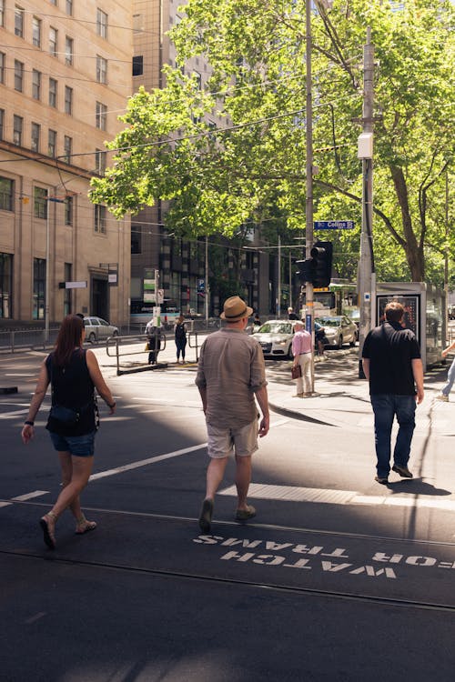 People Crossing on the Street