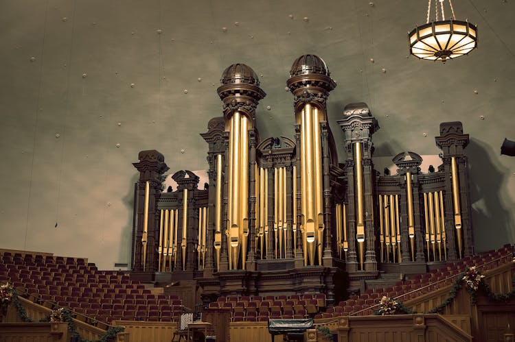 Organ In Salt Lake City Tabernacle, Salt Lake City, USA