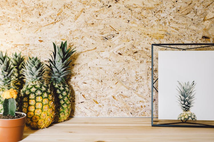 Pineapples On Counter