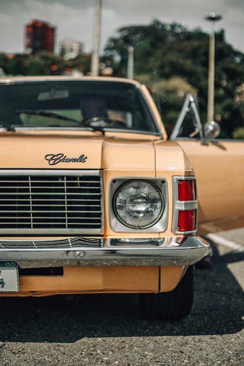 Close-up Photo of Classic Car 