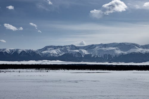 Free Snow Covered Mountains  Stock Photo
