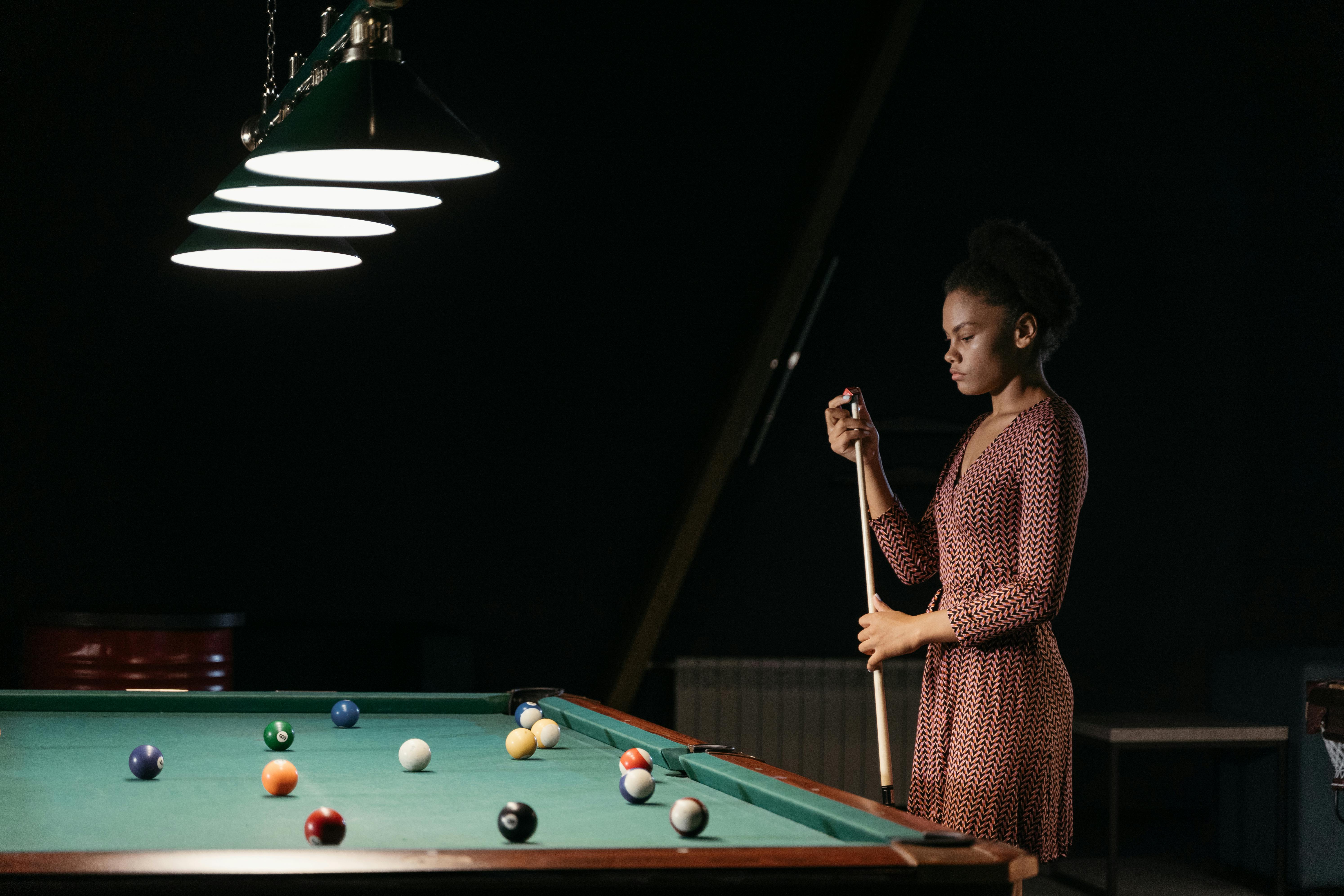 Female Billiard Stock Photos - Free Download With Trial