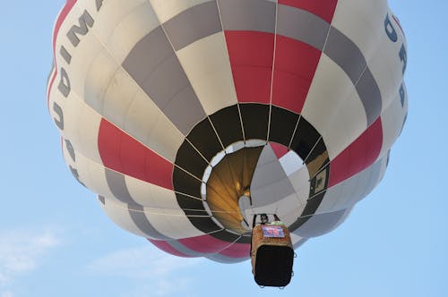 Low Angle Shot of Hot Air Balloon