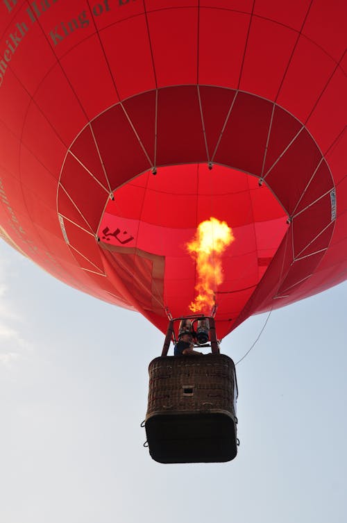Low Angle Shot of Hot Air Balloon