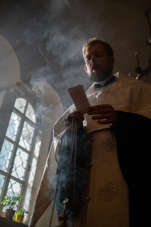 Orthodox Priest with Incense