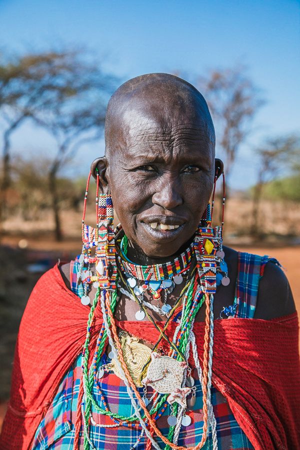 Maasai cultural scene