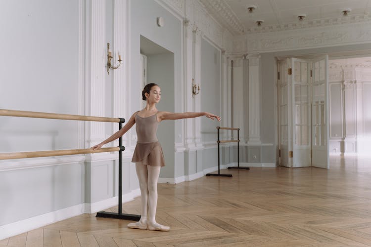 A Girl Doing Ballet