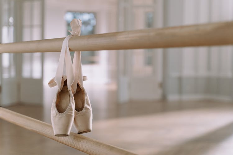 Close-up Photo Of Ballerina Shoes