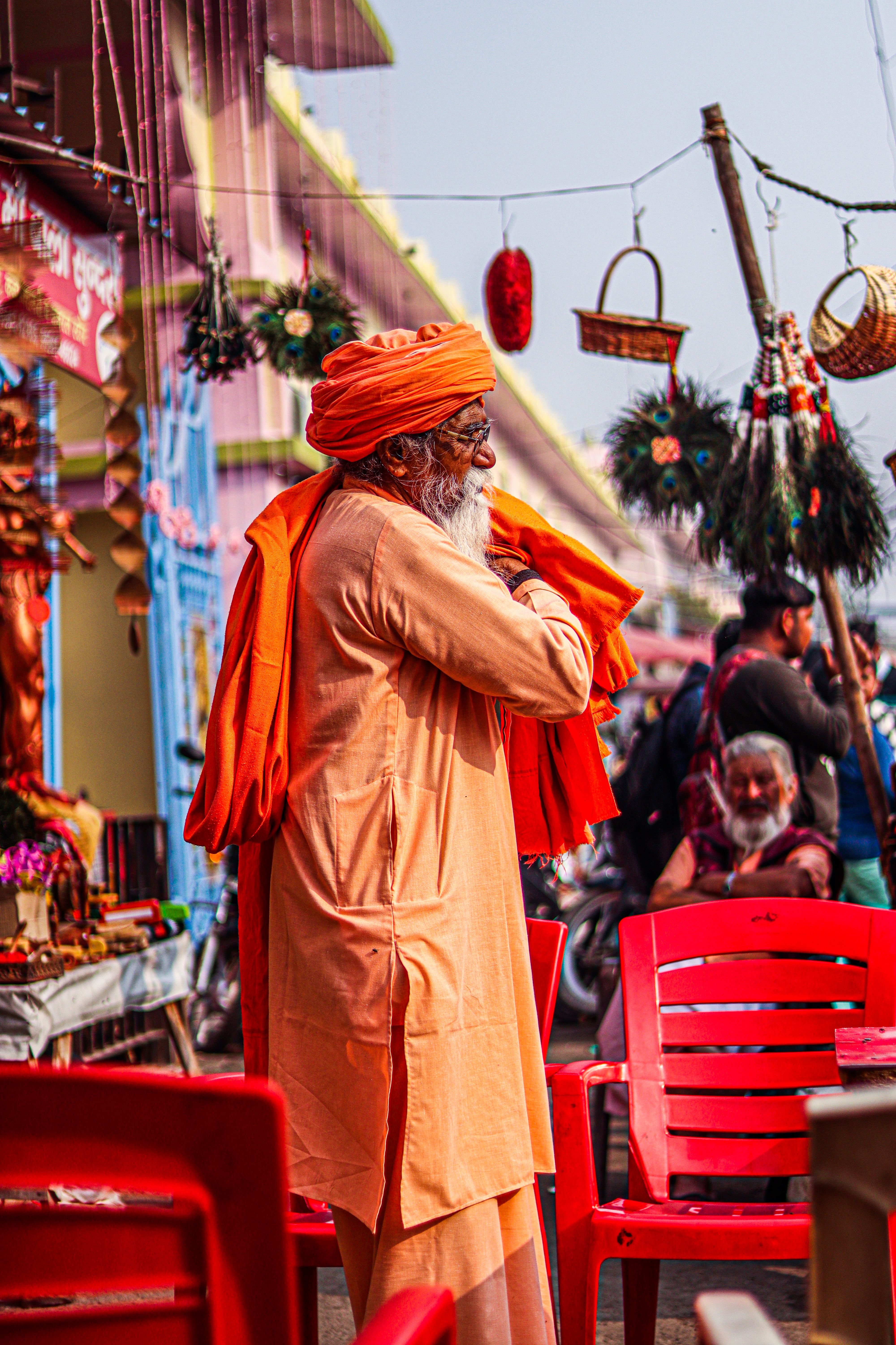 Elderly Man in Traditional Wear · Free Stock Photo