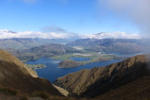 Ilmainen kuvapankkikuva tunnisteilla järvi wanaka, näkymä, panoraama