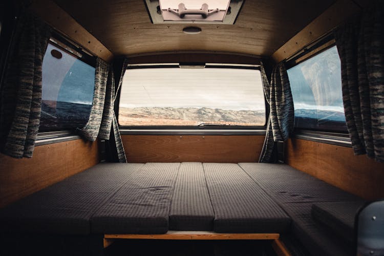 Comfortable Space Inside A Van 