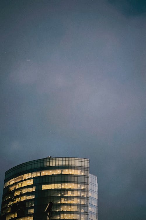 Modern Building Under Cloudy Sky