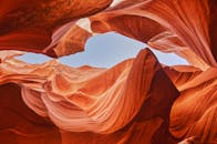 A Part of the Upper Antelope Canyon in Arizona, USA