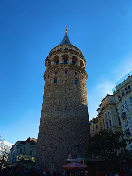 伊斯坦堡, 低角度拍攝, 加拉塔塔 的 免費圖庫相片