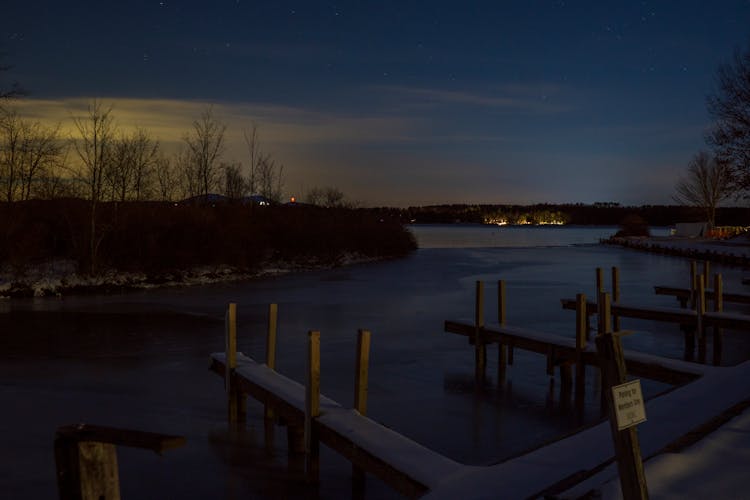 Marina In Winter