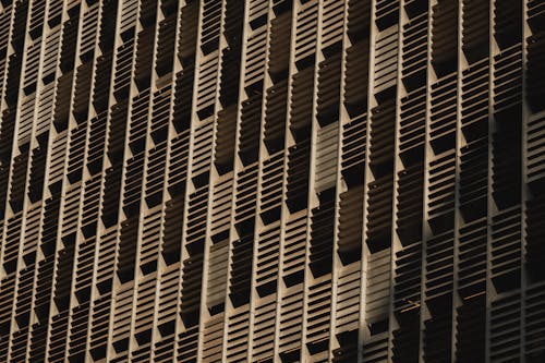 Brown Concrete Building in Close-up Photography