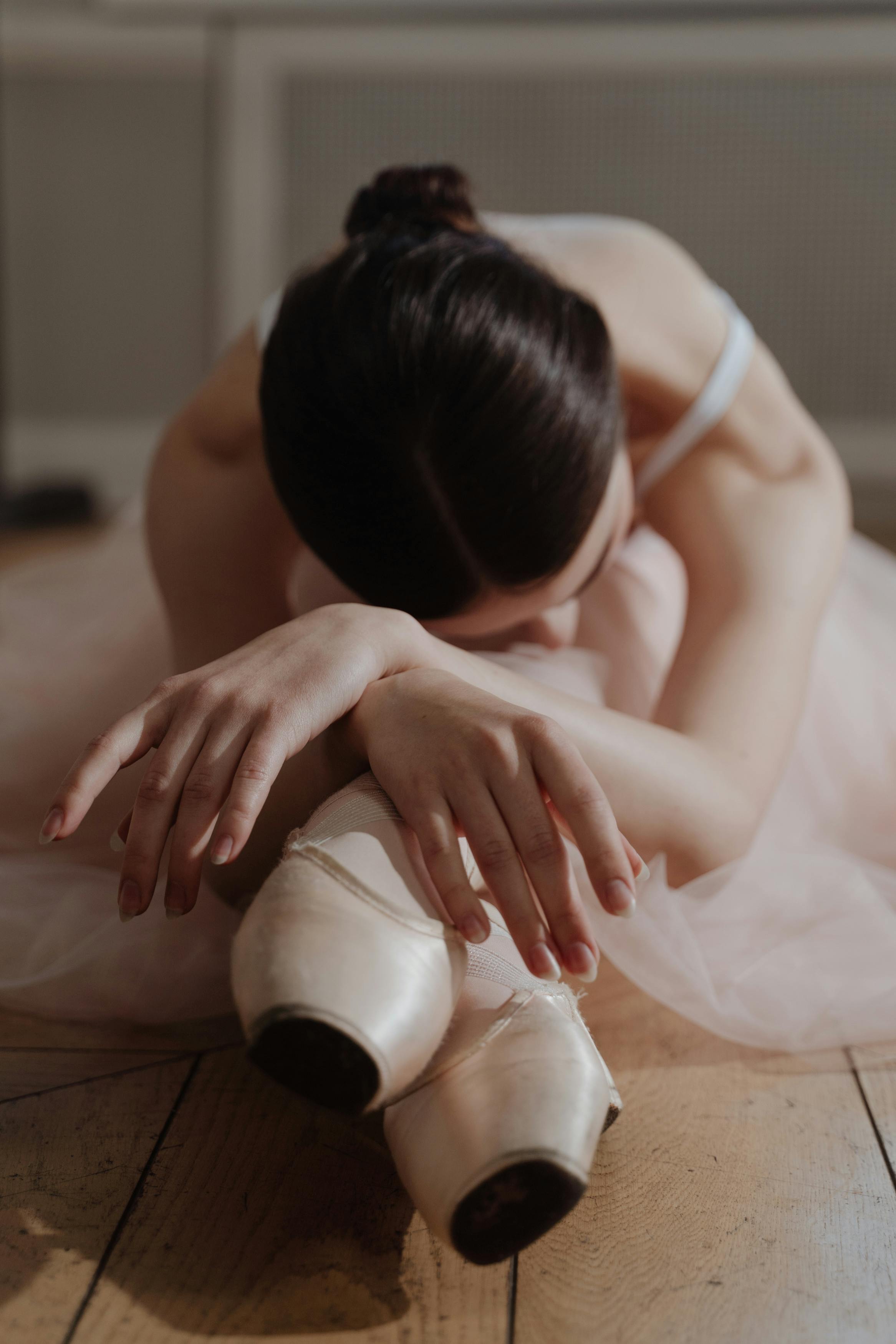 a woman ballet dancing