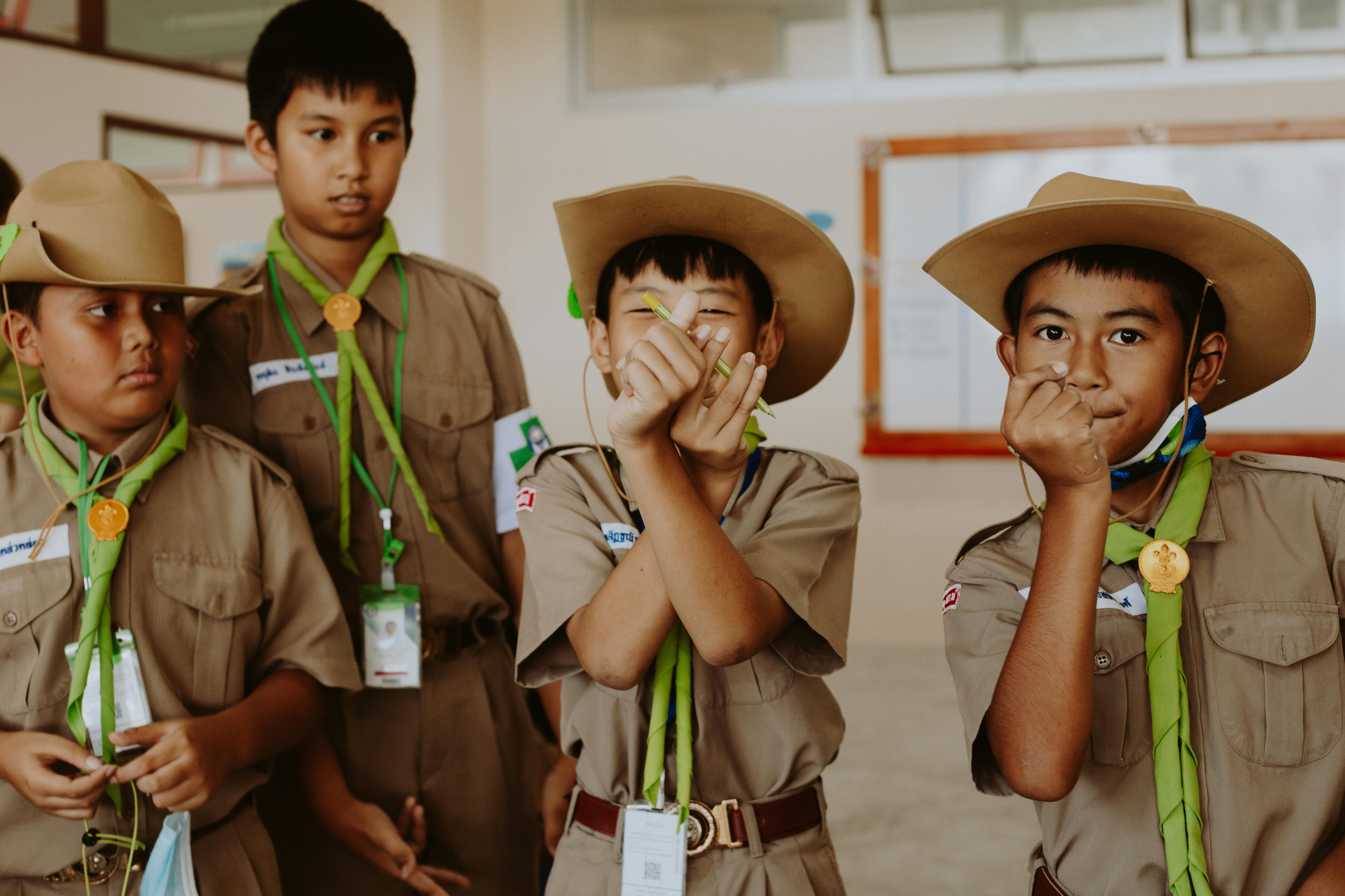 The Philippines boy scout uniforms