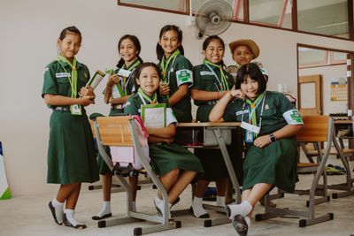 Students in Uniform