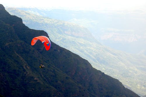 Free stock photo of para gliding