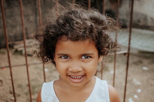 Free Close-Up Shot of a Girl Smiling Stock Photo