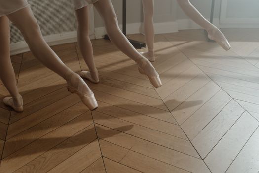 People Wearing Pointe Shoes 