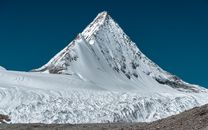 Snow Covered Mountain Under Blue Sky