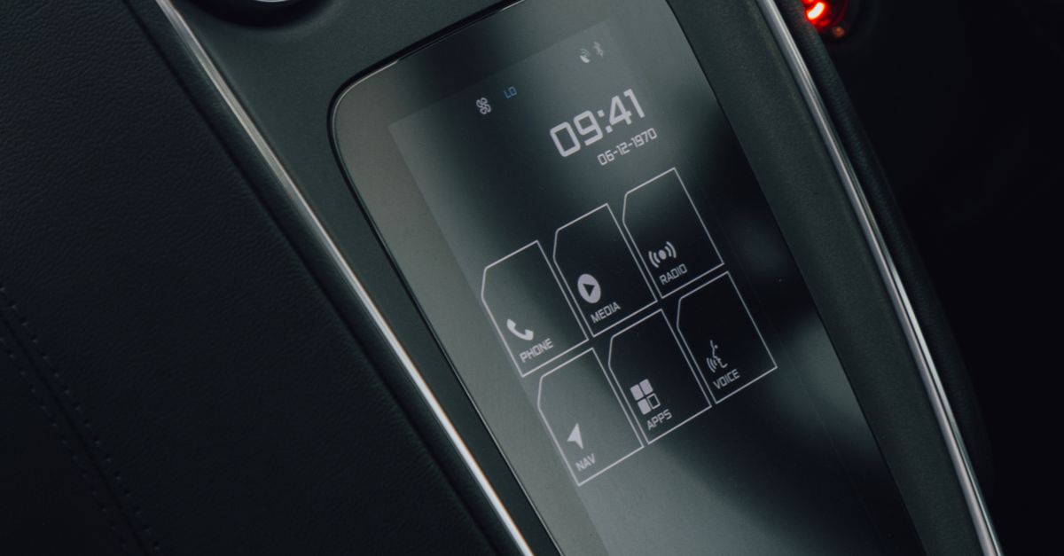 Touchpad In Car Touchpad on the Dashboard of a Car · Free Stock Photo
