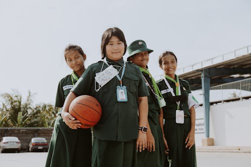 Kostnadsfri bild av asiatisk, basketplan, flickor