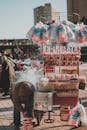 Street Stand with Sweet Food