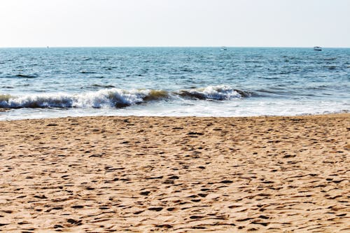 ビーチ, 小さな波, 水の無料の写真素材