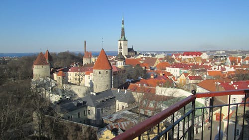 Imagine de stoc gratuită din acoperișuri, Tallinn
