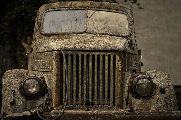 Dirty Front Of A ZIL-157