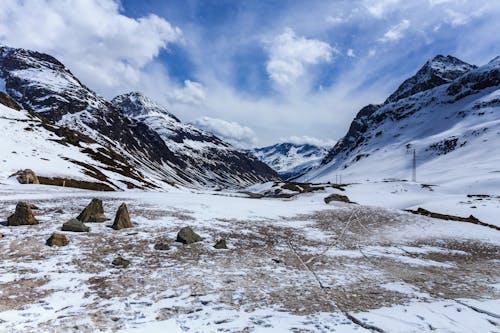 Ücretsiz Karlı Dağ Stok Fotoğraflar