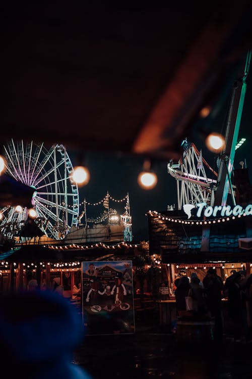 Amusement Park during Night Time
