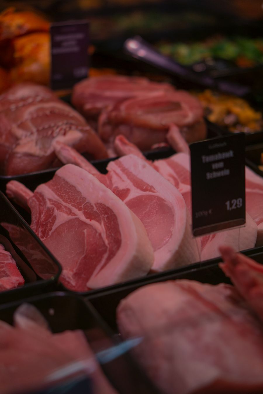 Fresh pork ready for sale