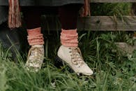 Person Wearing Platform Shoes