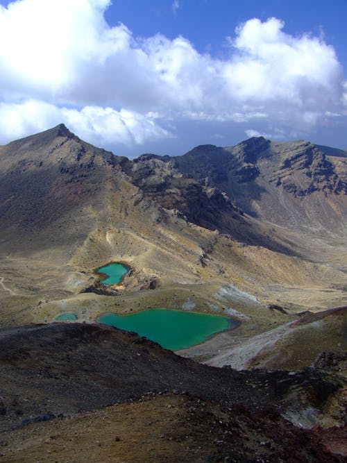 The Emerald Lakes in the Tongariro Alpine Crossing