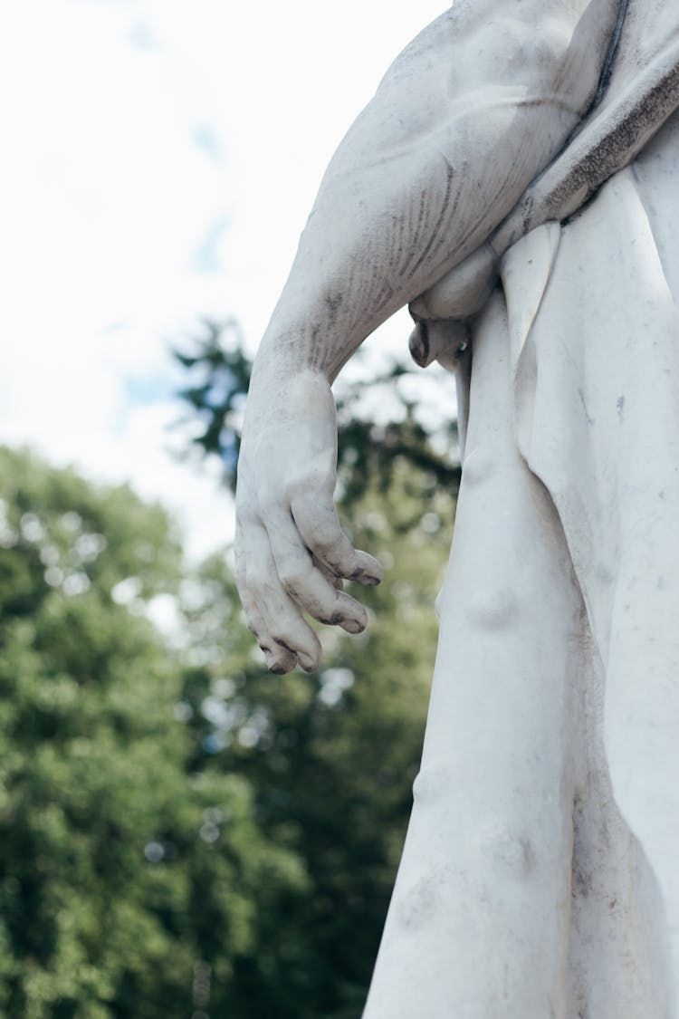 Hand Of Statue Of Person